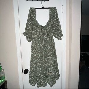 Green Trixxi Floral Dress for Sale up to 90% Off: Poshmark